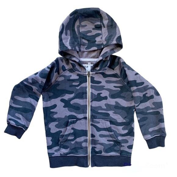 Carter's Other - Carter’s Boys Camo Zip Up Hoodie Sweatshirt Size 4